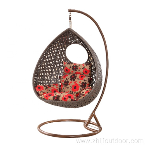 Hanging Wicker Standing Basket Chair Ppatio Egg Chair